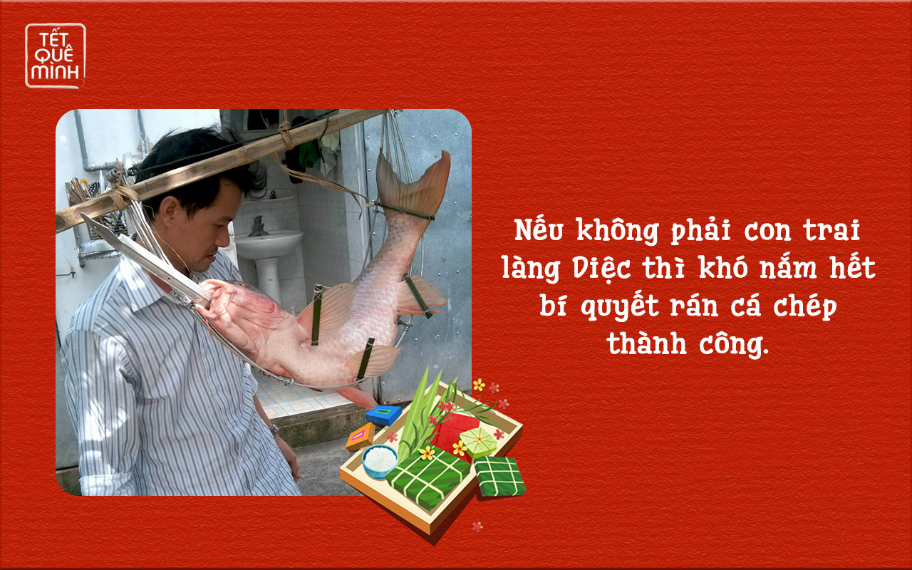 Tết quê mình: Cá chép nằm võng - món ăn độc đáo, kỳ công trên mâm cỗ ở Thái Bình - 4