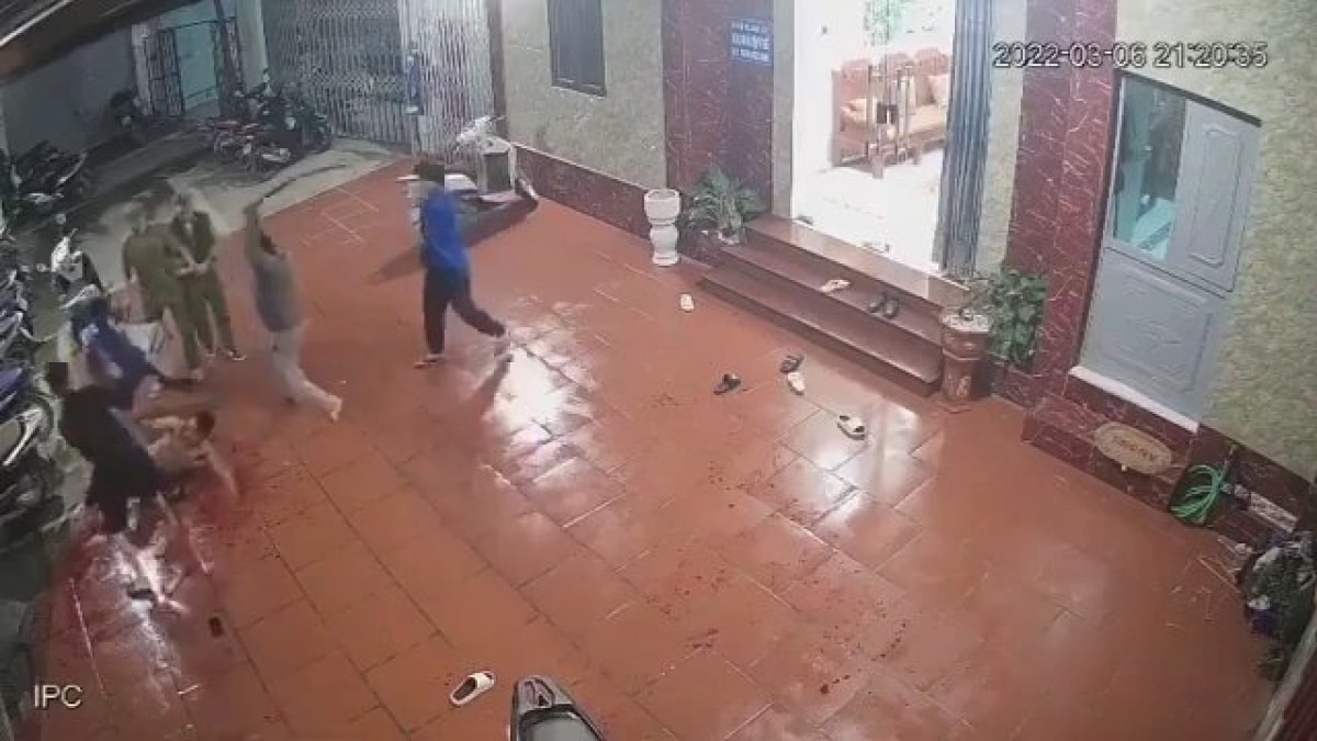 Hiện trường vụ việc.