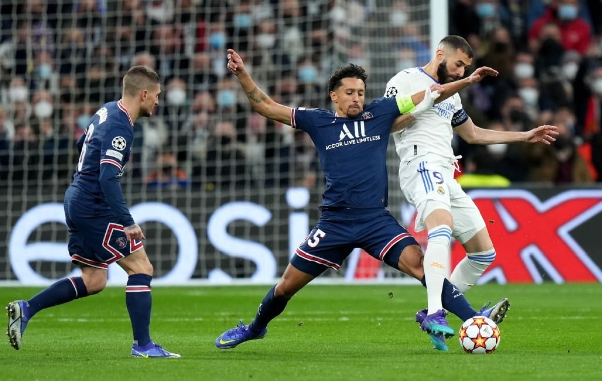 Real Madrid đang nỗ lực ép sân. (Ảnh: Getty).
