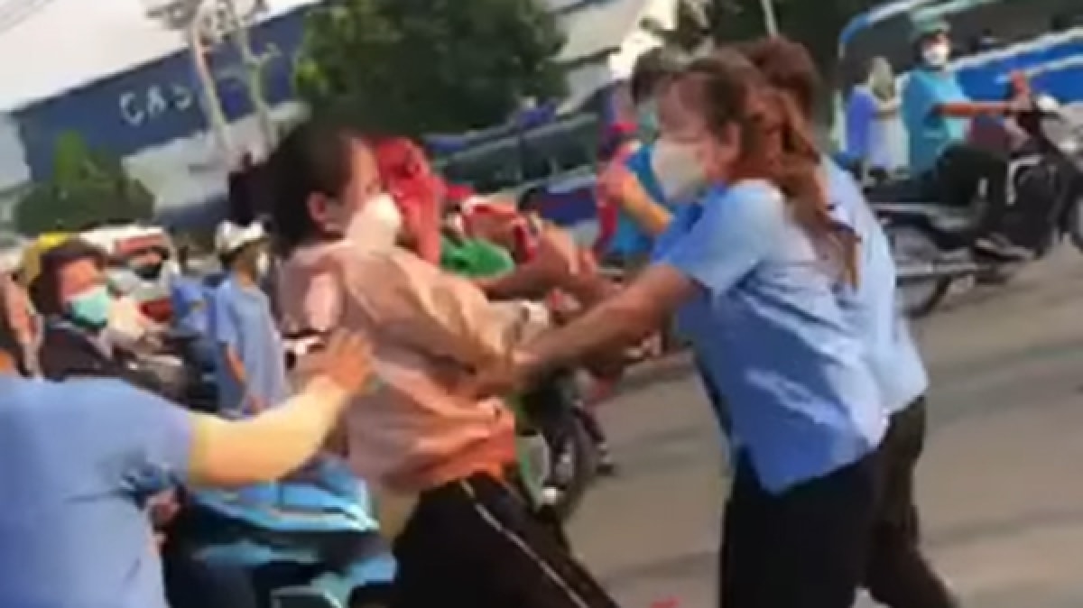 Hiện trường vụ ẩu đả