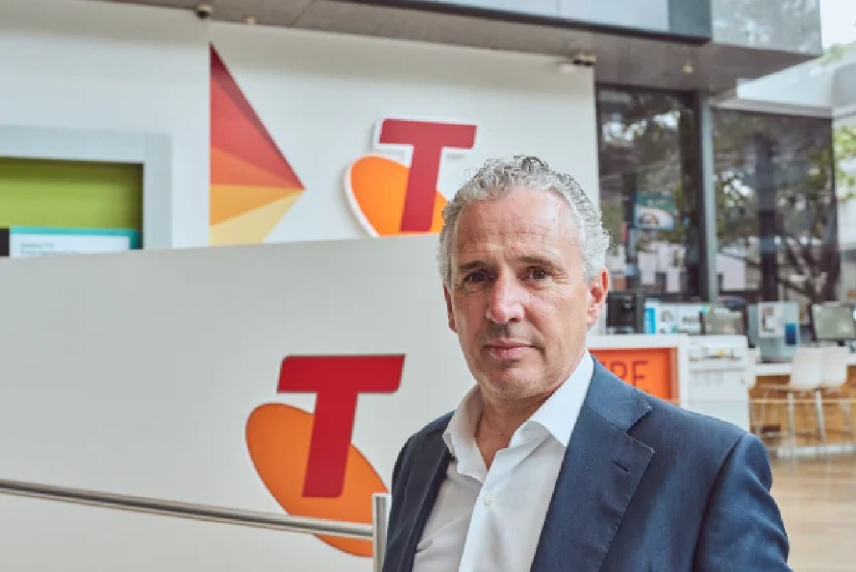Ông Andrew Penn, Tổng Giám đốc điều hành Telstra. (Nguồn: Josh Robenstone)
