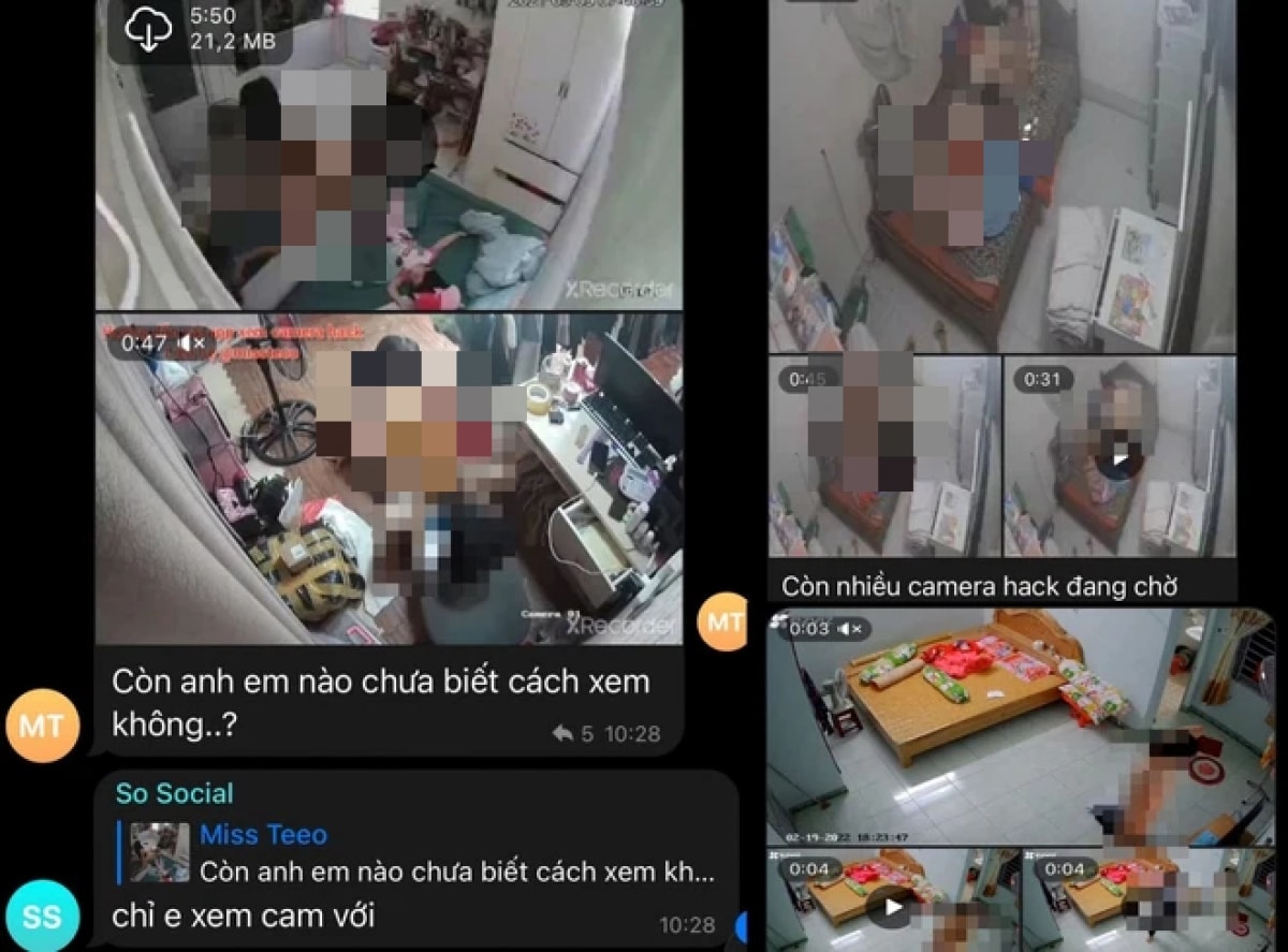Tài khoản M.T quảng cáo về app và cách xem trộm clip nhạy cảm.