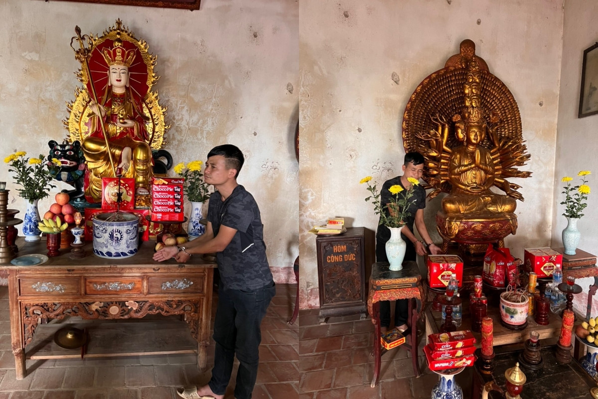 Trần Văn Tuyên bị khống chế tại chùa