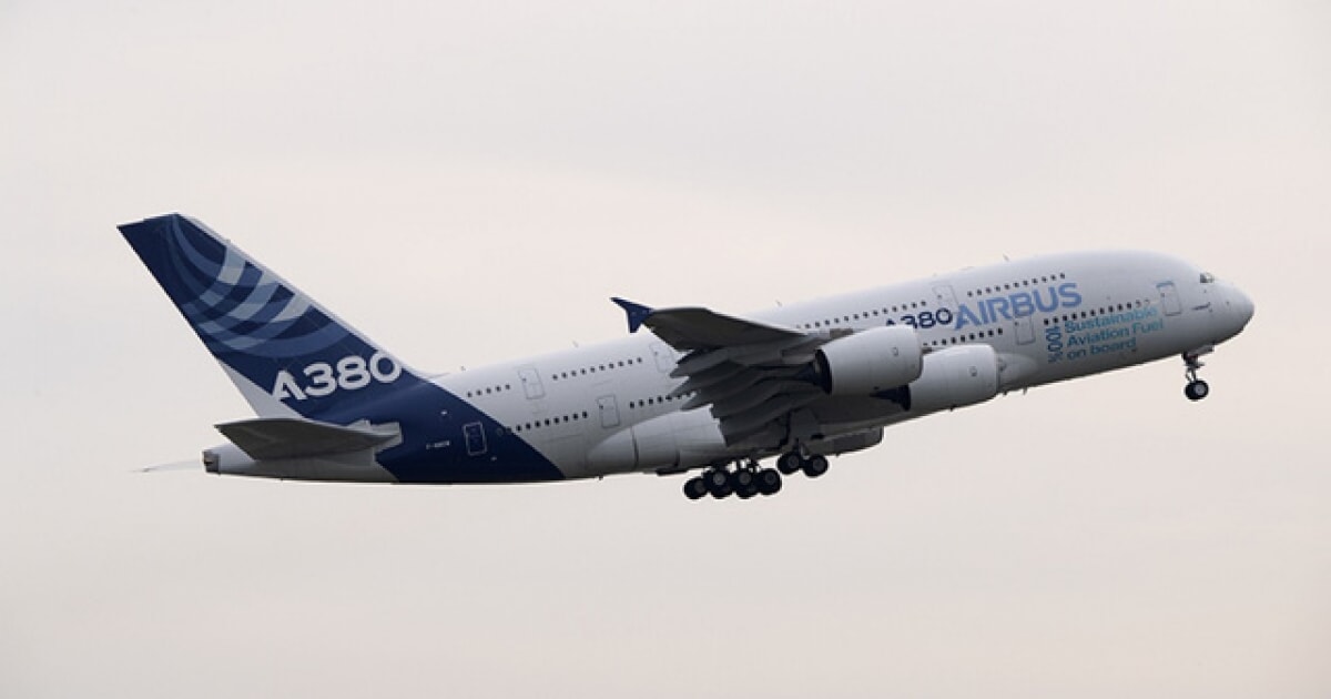 Chiếc máy bay A380 Airbus ZEROe Demonstrator - Ảnh: AIRBUS