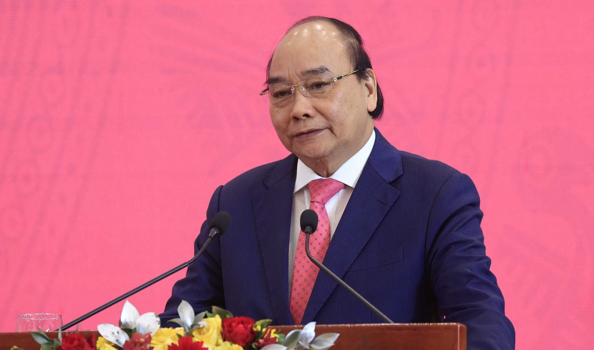 Chủ tịch nước Nguyễn Xuân Phúc phát biểu tại Lễ kỷ niệm
