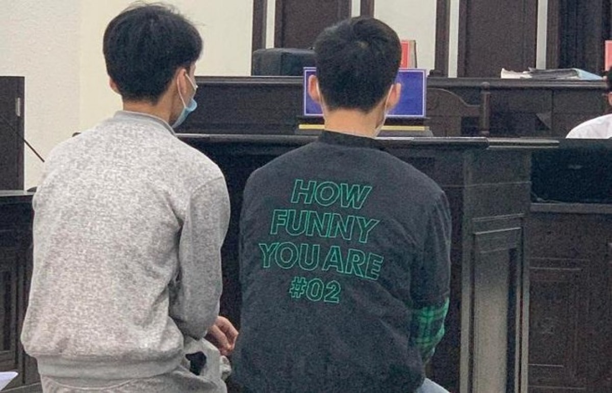 Đặng Văn Sinh và Trần Tuấn Nam tại phiên xét xử