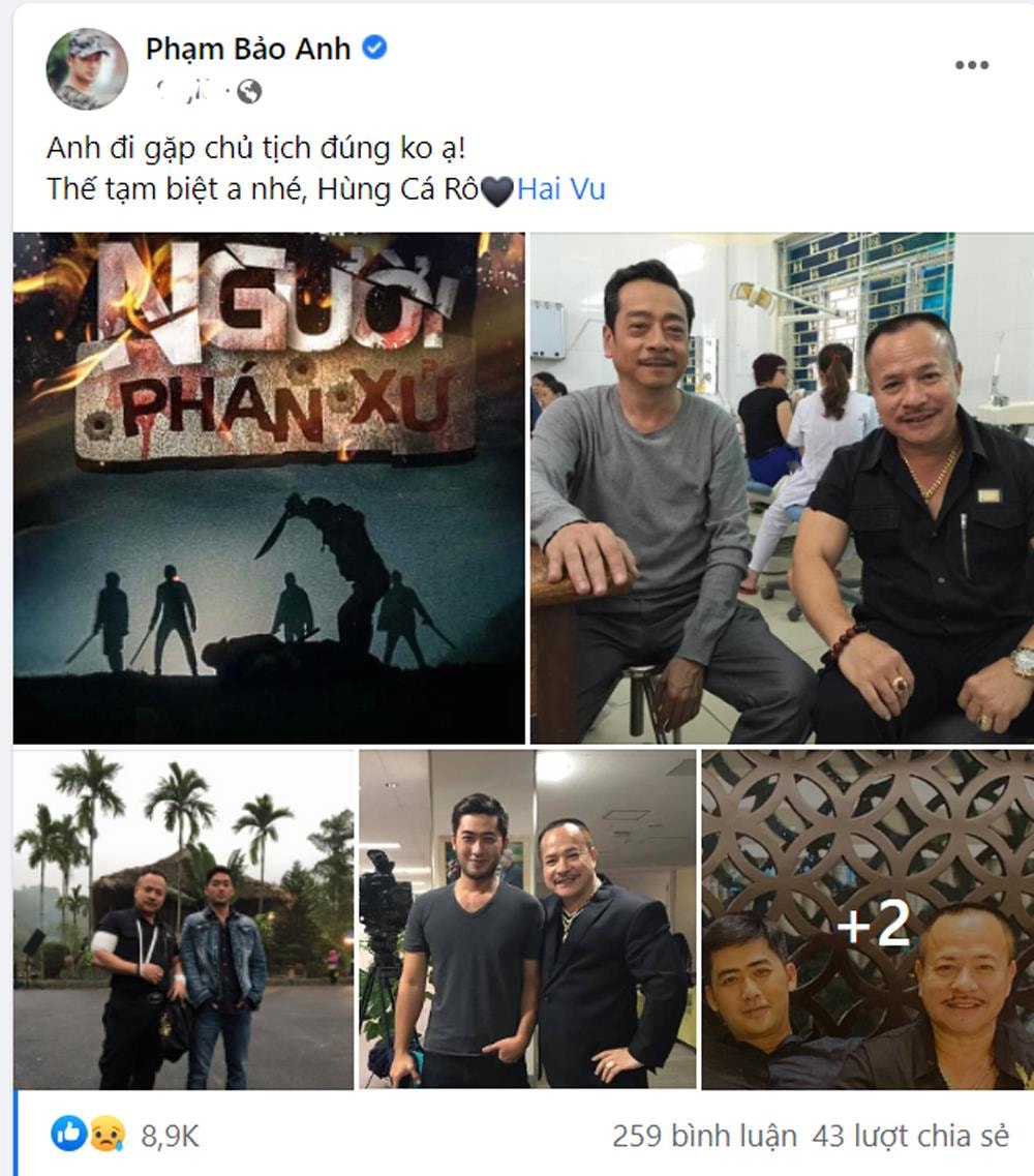 Sao Việt thương tiếc võ sư Vu Hải - Hùng Cá Rô của phim 'Người phán xử' - 1