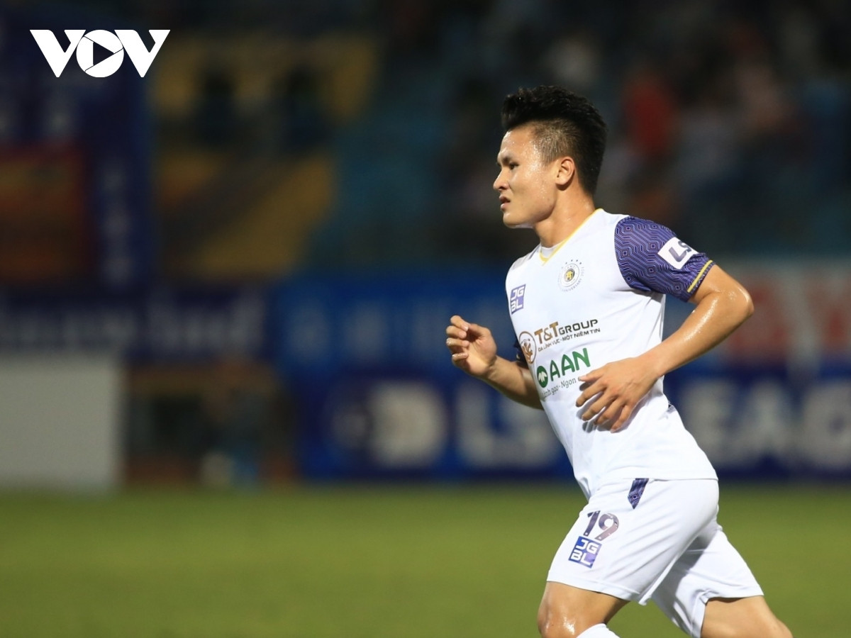 Ngày này 1 năm trước, Quang Hải ghi bàn thứ 30 trong sự nghiệp ở V-League. (Ảnh: Trần Tiến). 