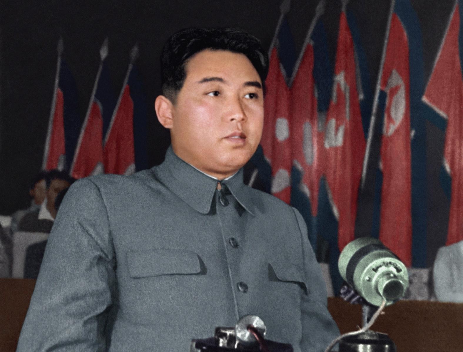 Hình ảnh ấn tượng về cố Chủ tịch Triều tiên Kim Nhật Thành - 1