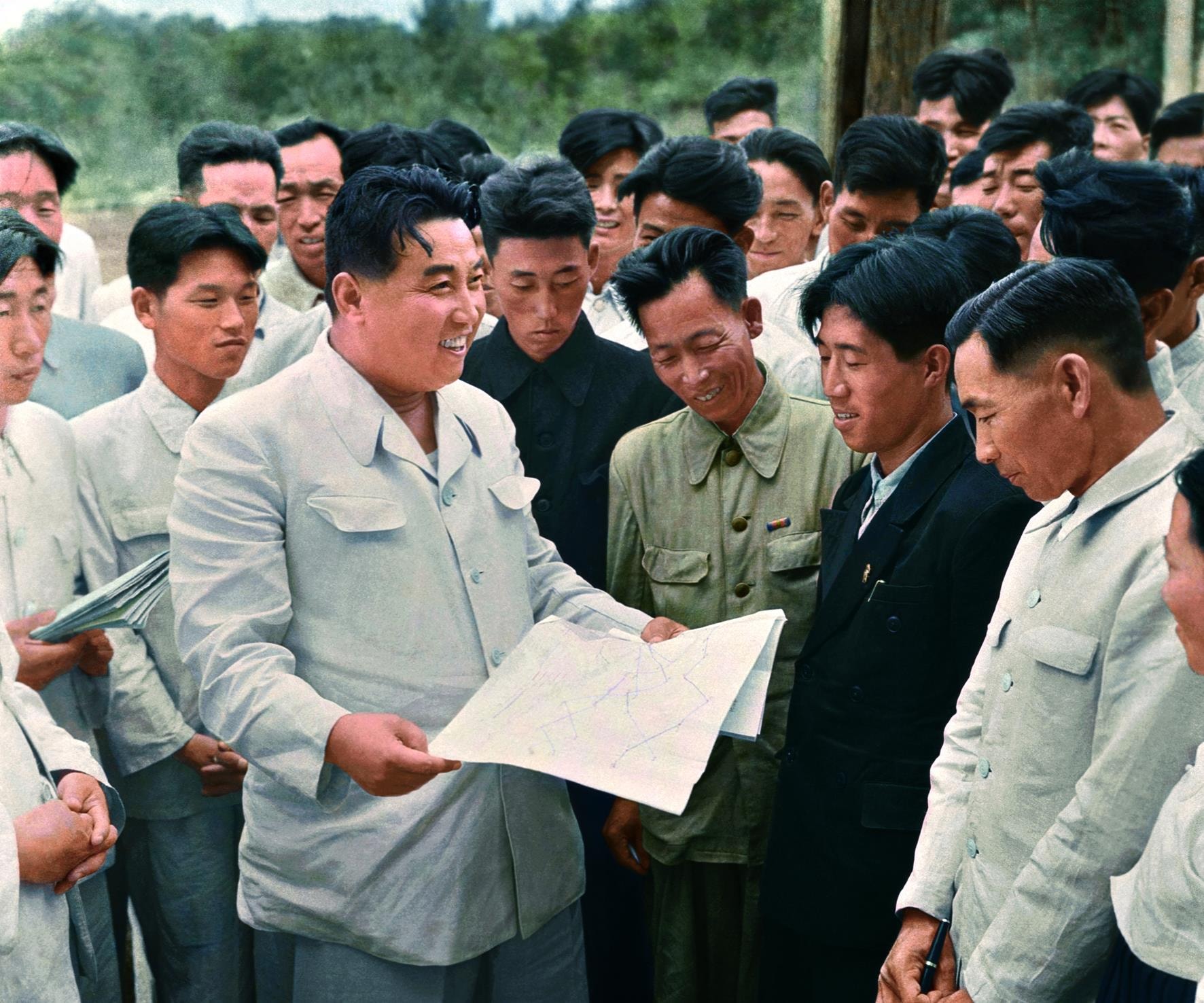 Hình ảnh ấn tượng về cố Chủ tịch Triều tiên Kim Nhật Thành - 6