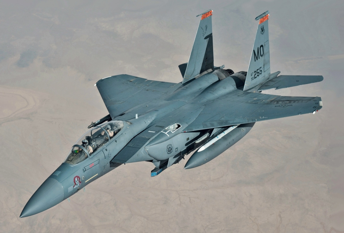 Chiến đấu cơ F-15E Strike Eagle. Ảnh: Wikipedia