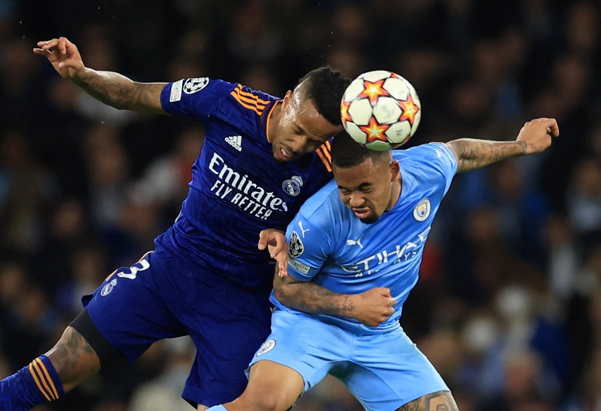 Man City và Real Madird đã cống hiến trận cầu hay và hấp dẫn (Ảnh: Reuters).