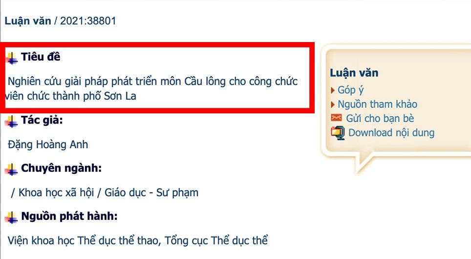 Đề tài phát triển cầu lông ở Sơn La: 'Tên kỳ lạ, không giống luận án tiến sĩ' - 2