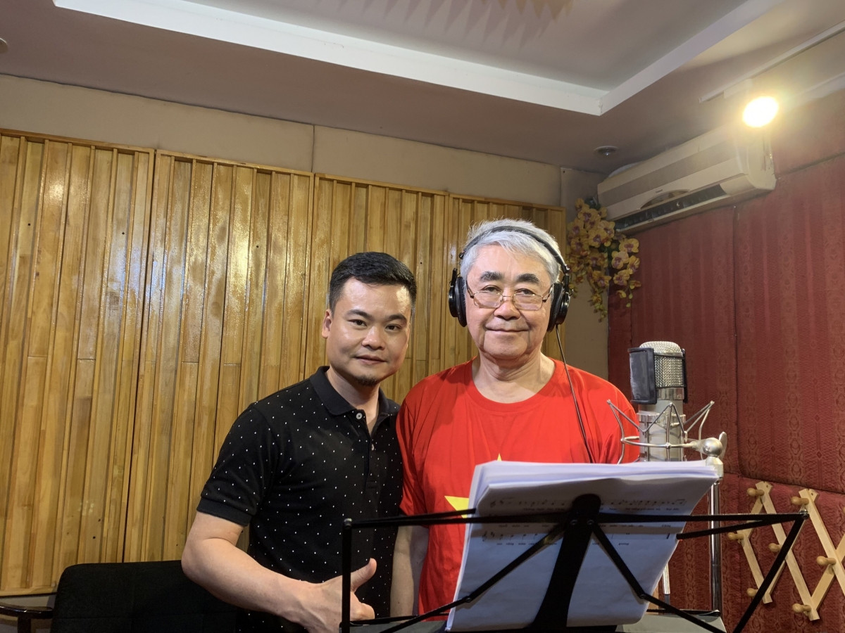 NSND Quang Thọ và nhạc sĩ Kiên Ninh