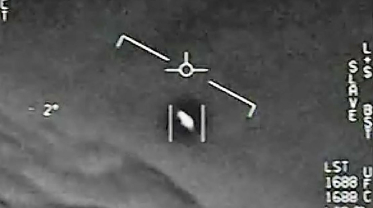 Hình ảnh UFO được Lầu Năm Góc công bố. Ảnh: Bộ Quốc phòng Mỹ