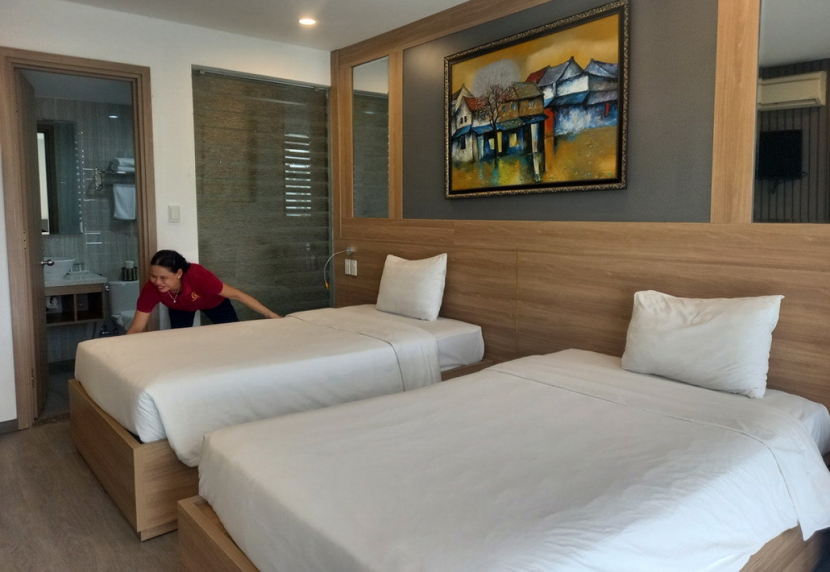 Các khách sạn Đà Nẵng khó tuyển nhân viên buồng phòng.