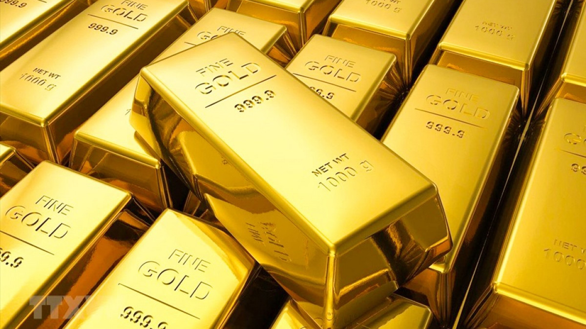 Vàng trong nước giữ giá, vàng thế giới tăng nhẹ. (Ảnh: KT)
