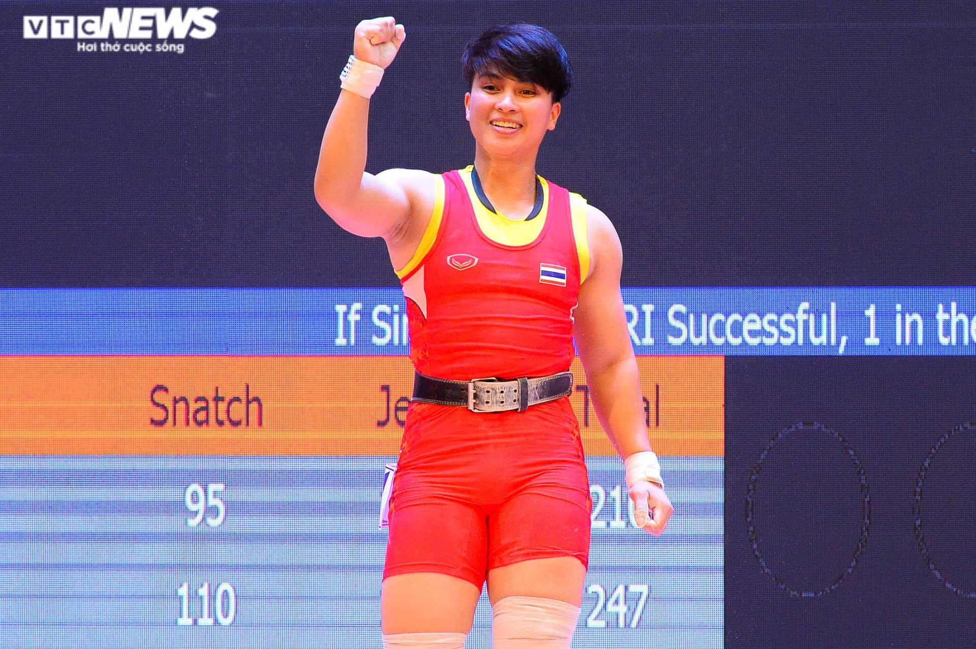 Đô cử Hoàng Thị Duyên vô đối nội dung 59kg, phá kỷ lục SEA Games - 7