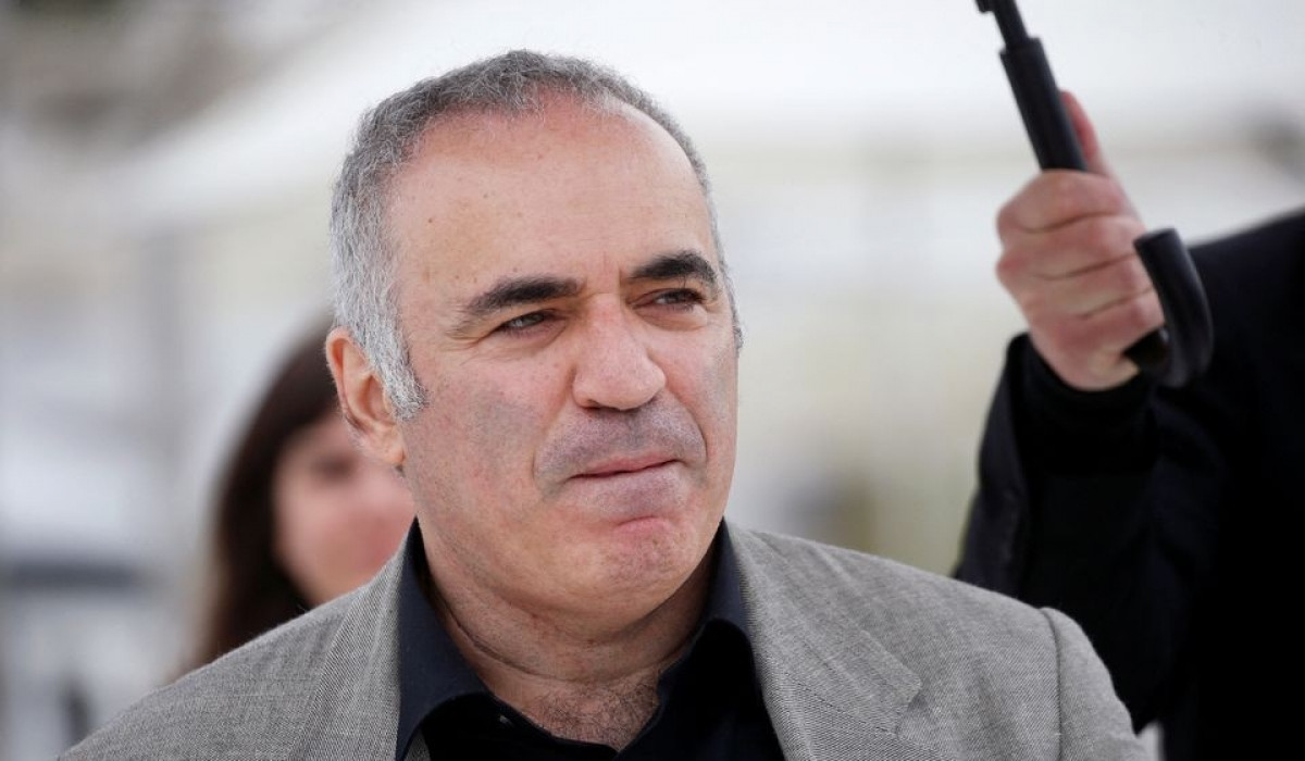Vua cờ Kasparov. Ảnh: Reuters.