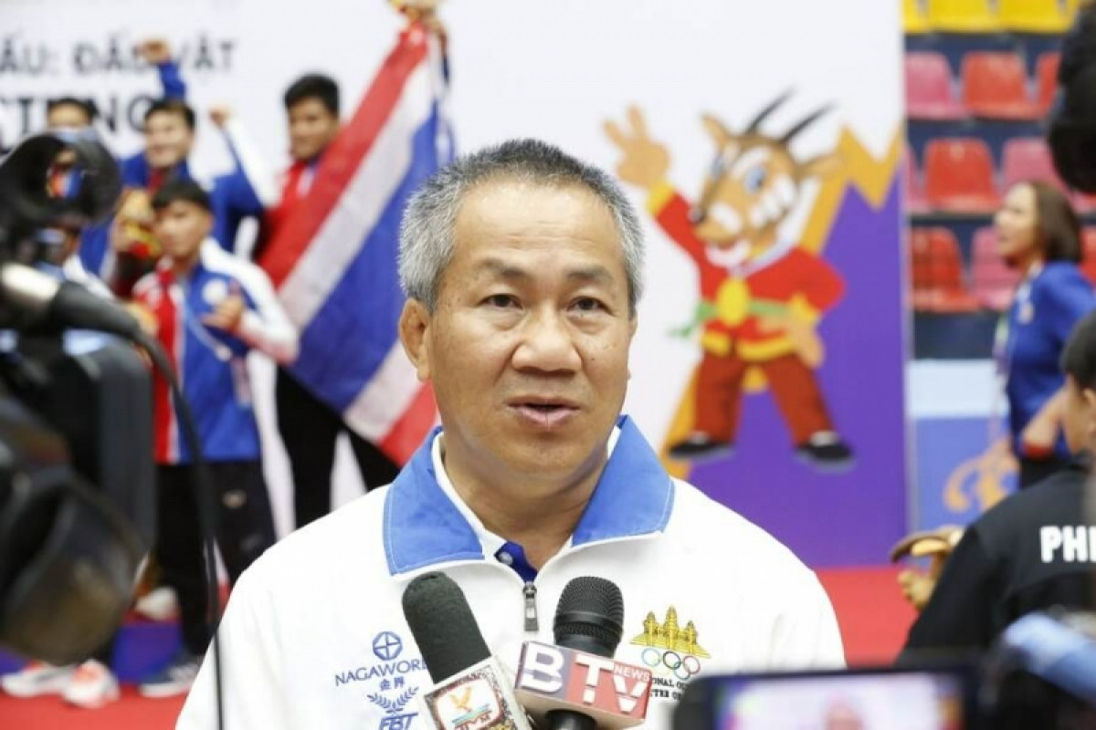 Ông Vath Chamroeun, Tổng Thư ký Ủy ban Olympic Quốc gia Campuchia. (Ảnh: Bộ Thông tin Campuchia)