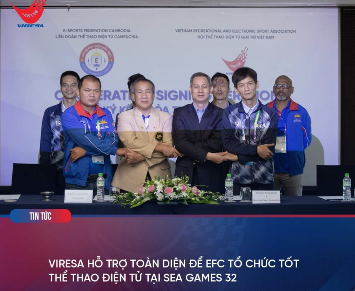 VIRESA hỗ trợ toàn diện để EFC tổ chức tốt Thể thao điện tử tại SEA Games 32 - 1