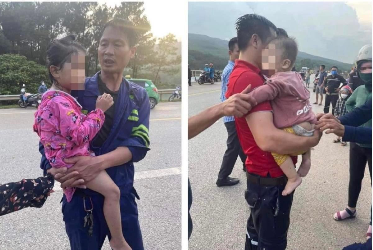 Thanh Hoá: Mẹ ôm 2 con nhảy cầu tự tử, may mắn được cứu sống - 1