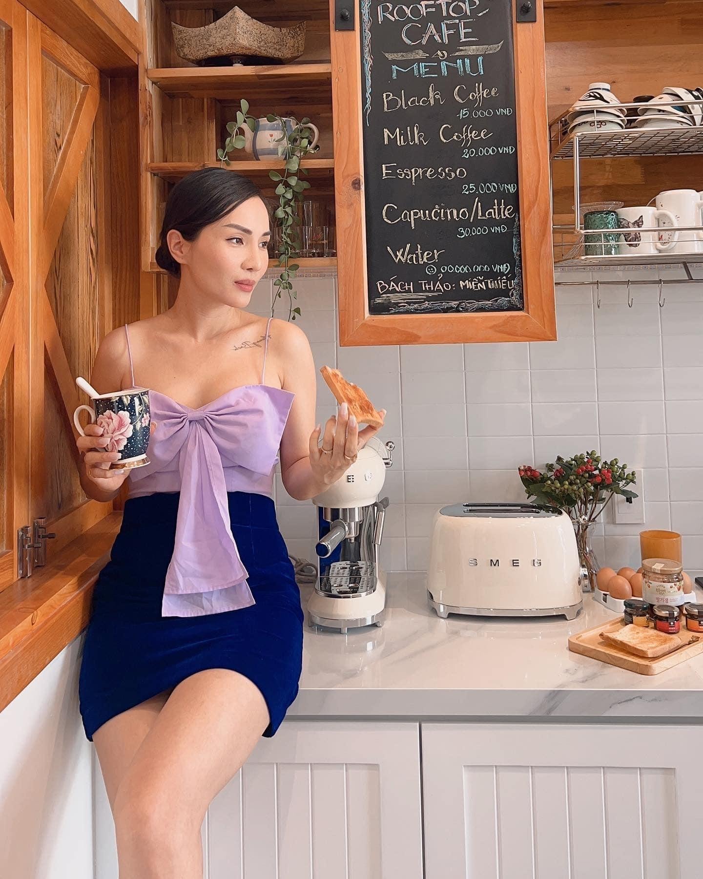 Bà xã nóng bỏng là cựu người mẫu của ca sĩ Hoàng Bách  - 8