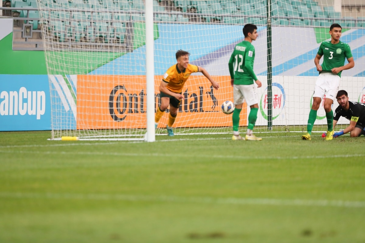 thang nhoc u23 turkmenistan, u23 australia vao ban ket u23 chau A 2022 hinh anh 1