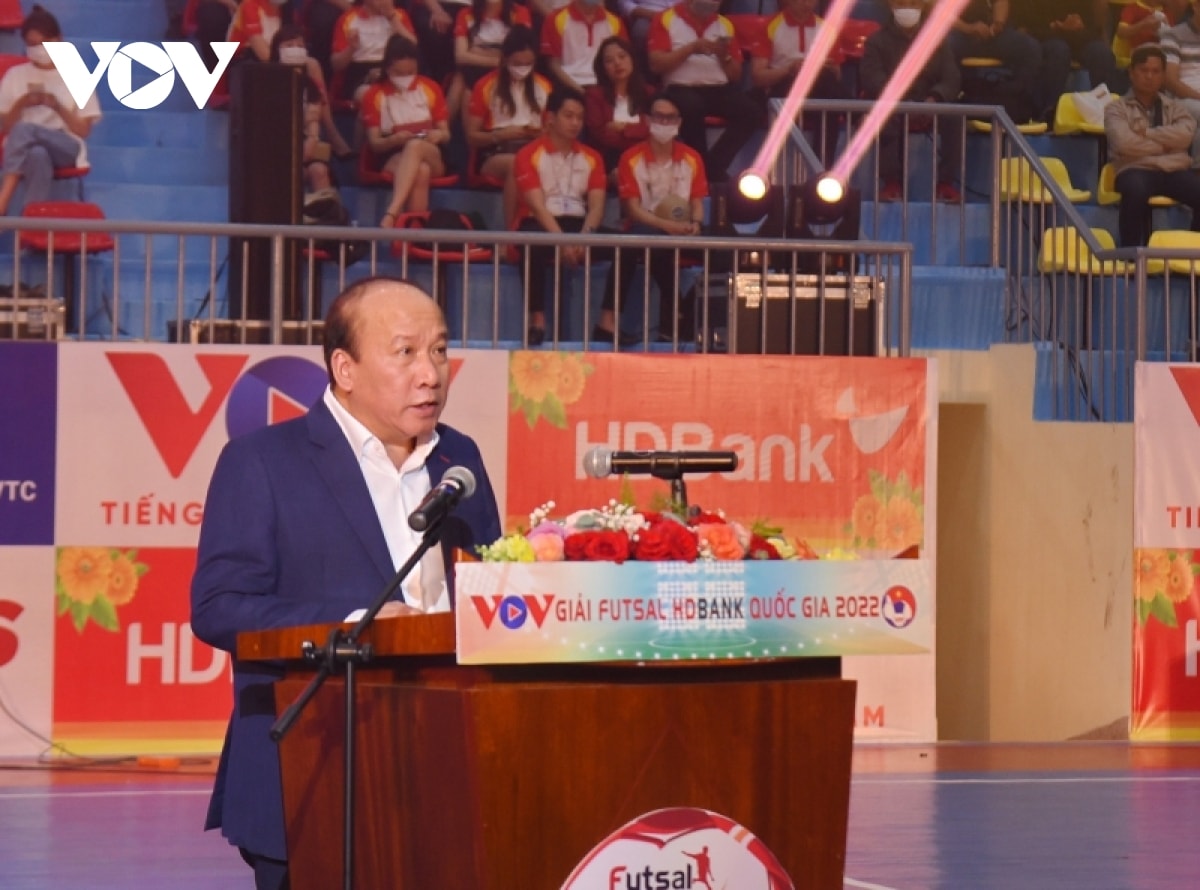 khai mạc giải futsal hdbank vĐqg 2022 tại Đà lạt hình ảnh 1 khai mac giai futsal hdbank vDqg 2022 tai Da lat hinh anh 1