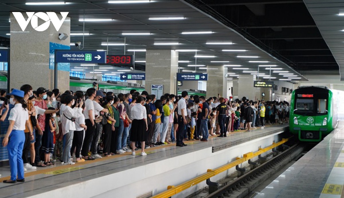 Đường sắt cát linh - hà Đông dự kiến doanh thu gần 80 tỷ trong năm 2022 hình ảnh 1 Duong sat cat linh - ha Dong du kien doanh thu gan 80 ty trong nam 2022 hinh anh 1