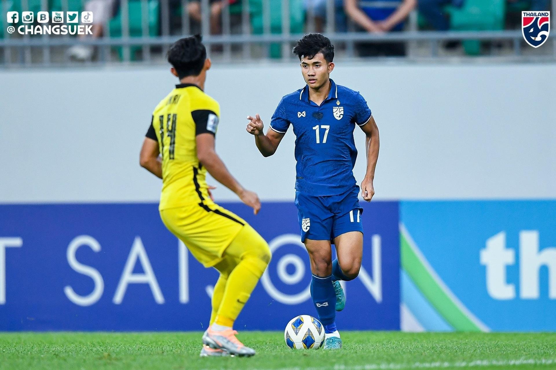 Sao trẻ Thái Lan mất danh hiệu Vua phá lưới U23 châu Á 2022 - 1