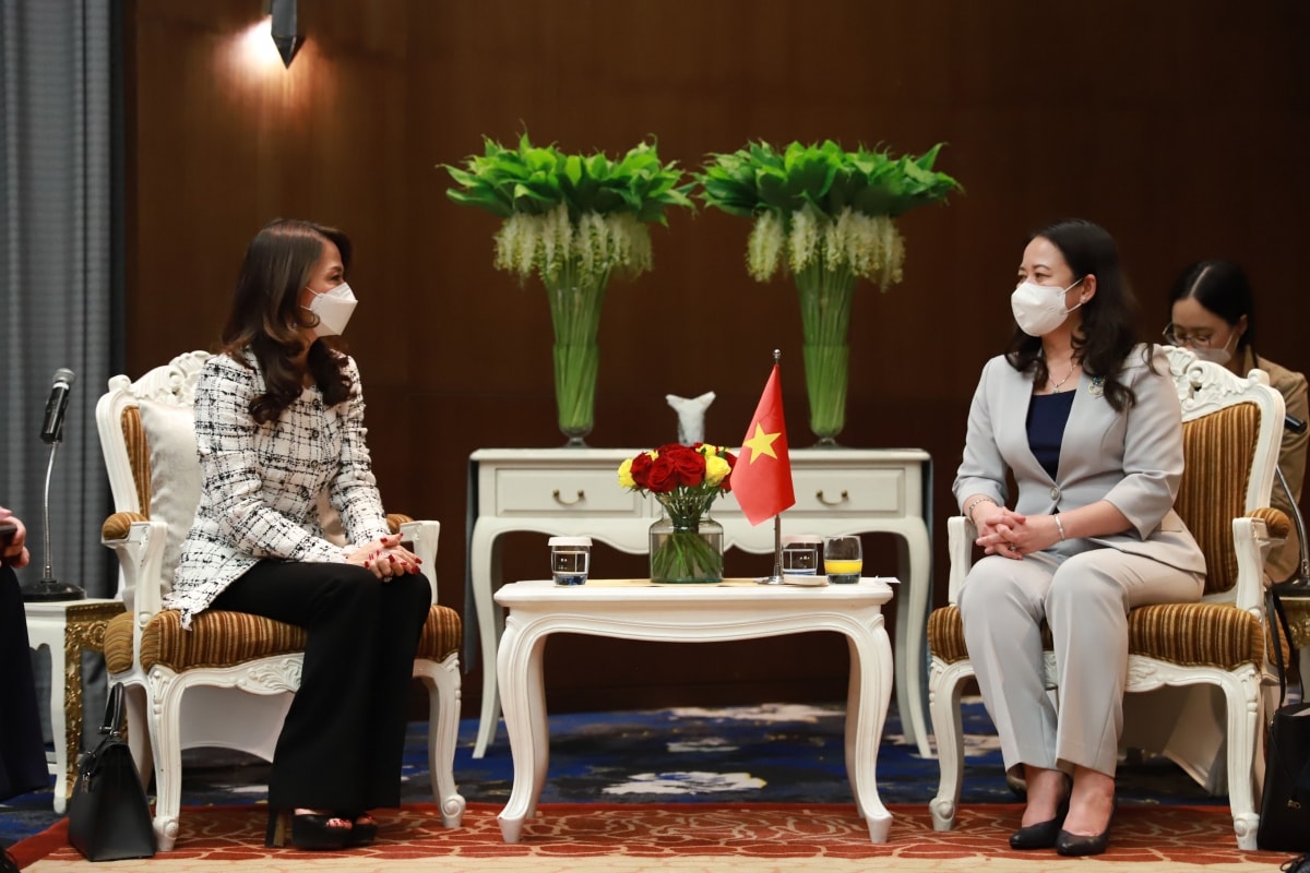 phó chủ tịch nước võ thị Ánh xuân hội kiến thủ tướng thái lan prayut chan-o-cha hình ảnh 4 pho chu tich nuoc vo thi Anh xuan hoi kien thu tuong thai lan prayut chan-o-cha hinh anh 4