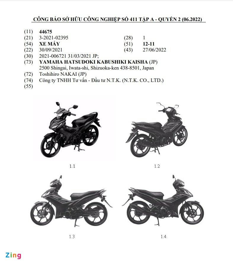Yamaha Exciter 135 được đăng ký bản quyền ở Việt Nam - 1