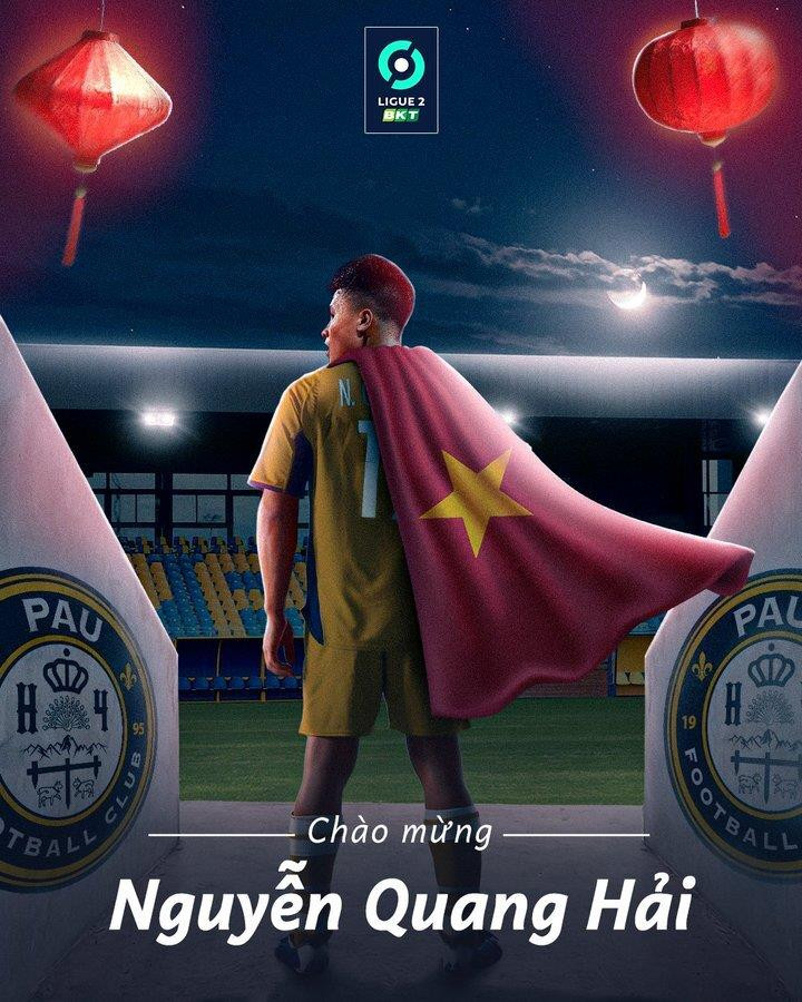 Ligue 1 chào mừng Quang Hải gia nhập Pau FC - 1