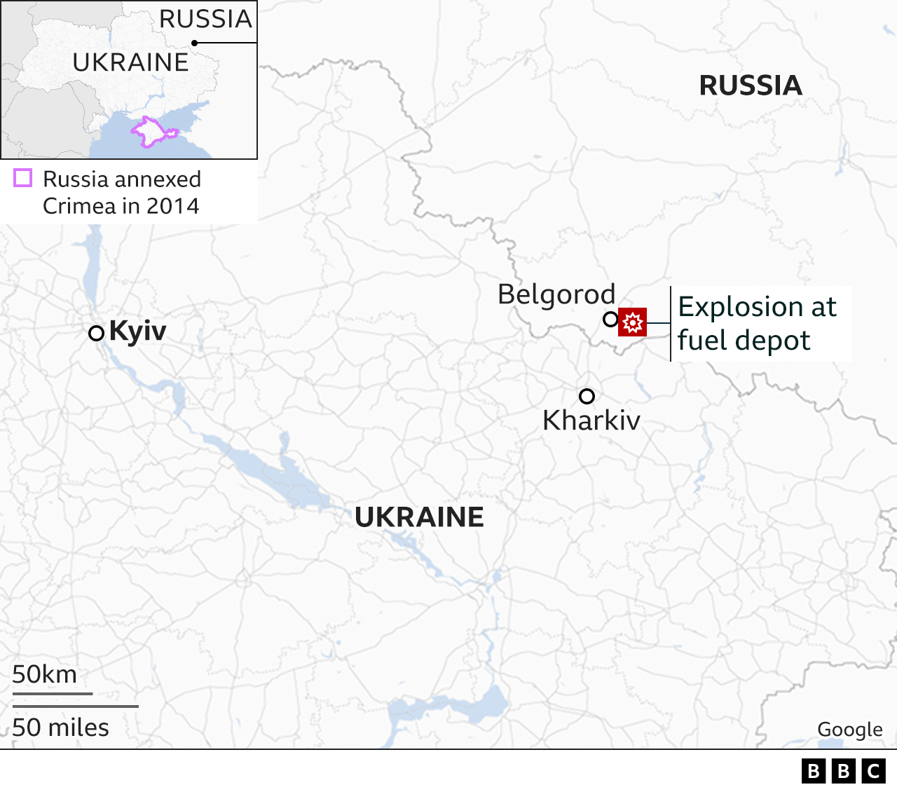 Nga: Ukraine bắn đạn chùm vào thành phố biên giới Belgorod - 2