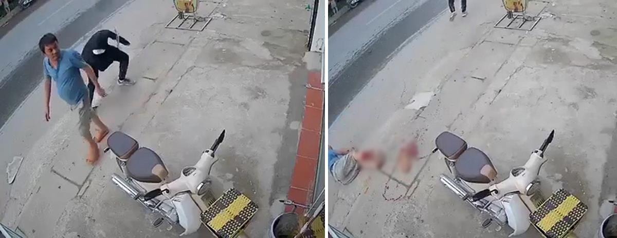 Hà Nội: Người đàn ông bị chém lìa chân khi đang đi bộ trên đường - 1