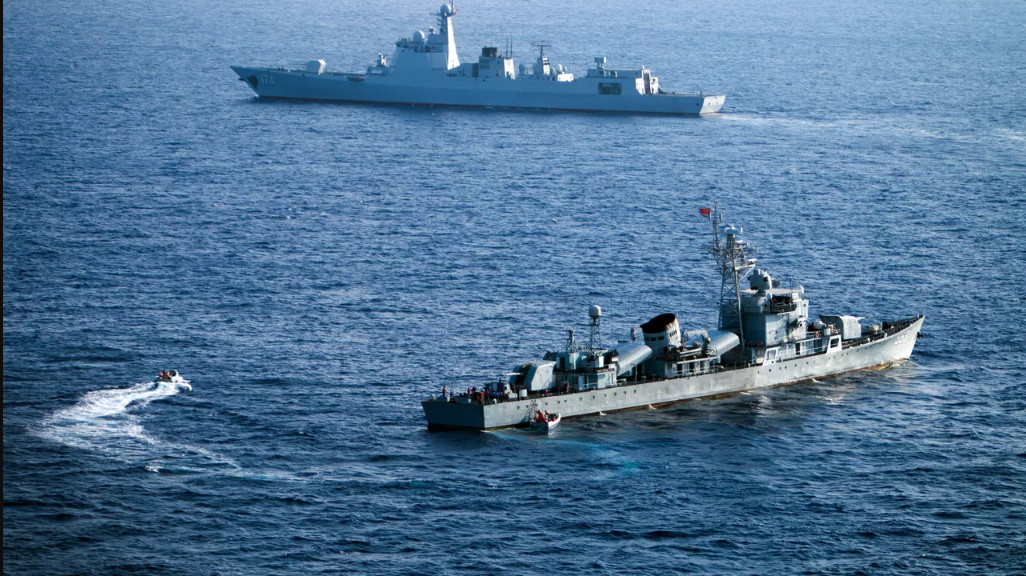 Trung Quốc bắt đầu tập trận hải quân ở Biển Đông  - 1