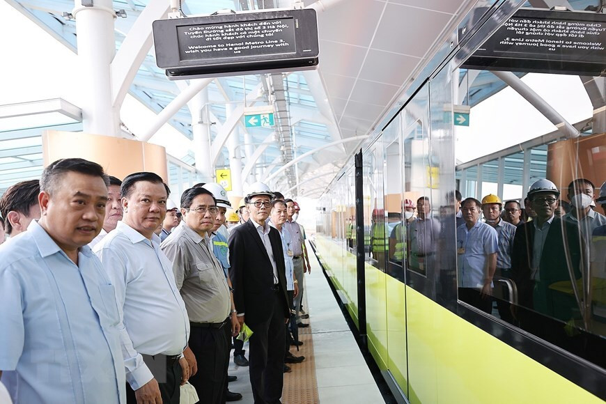 Thủ tướng kiểm tra tiến độ Dự án đường sắt đô thị đoạn Nhổn - Ga Hà Nội - 3