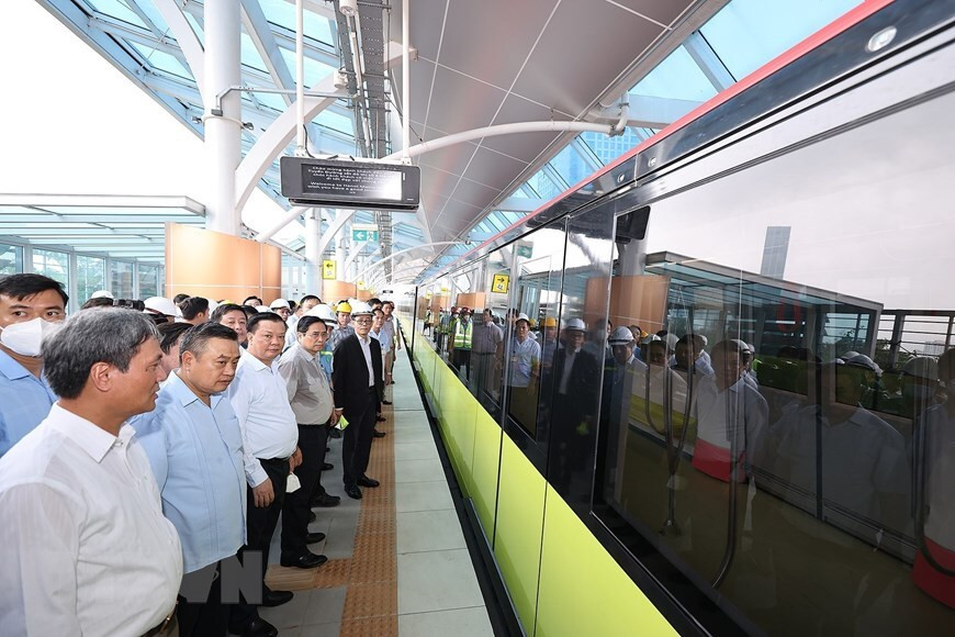 Thủ tướng kiểm tra tiến độ Dự án đường sắt đô thị đoạn Nhổn - Ga Hà Nội - 5