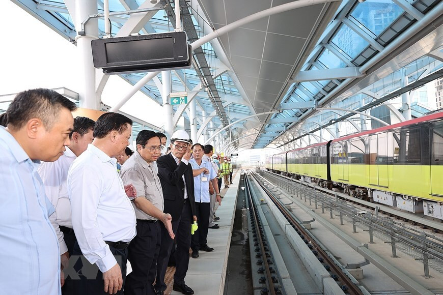 Thủ tướng kiểm tra tiến độ Dự án đường sắt đô thị đoạn Nhổn - Ga Hà Nội - 6