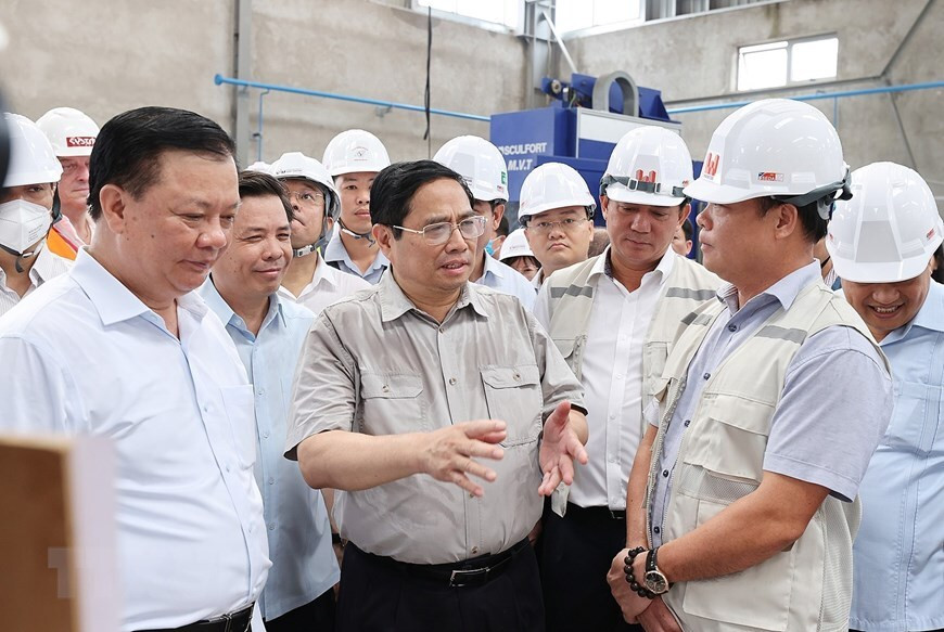 Thủ tướng kiểm tra tiến độ Dự án đường sắt đô thị đoạn Nhổn - Ga Hà Nội - 8