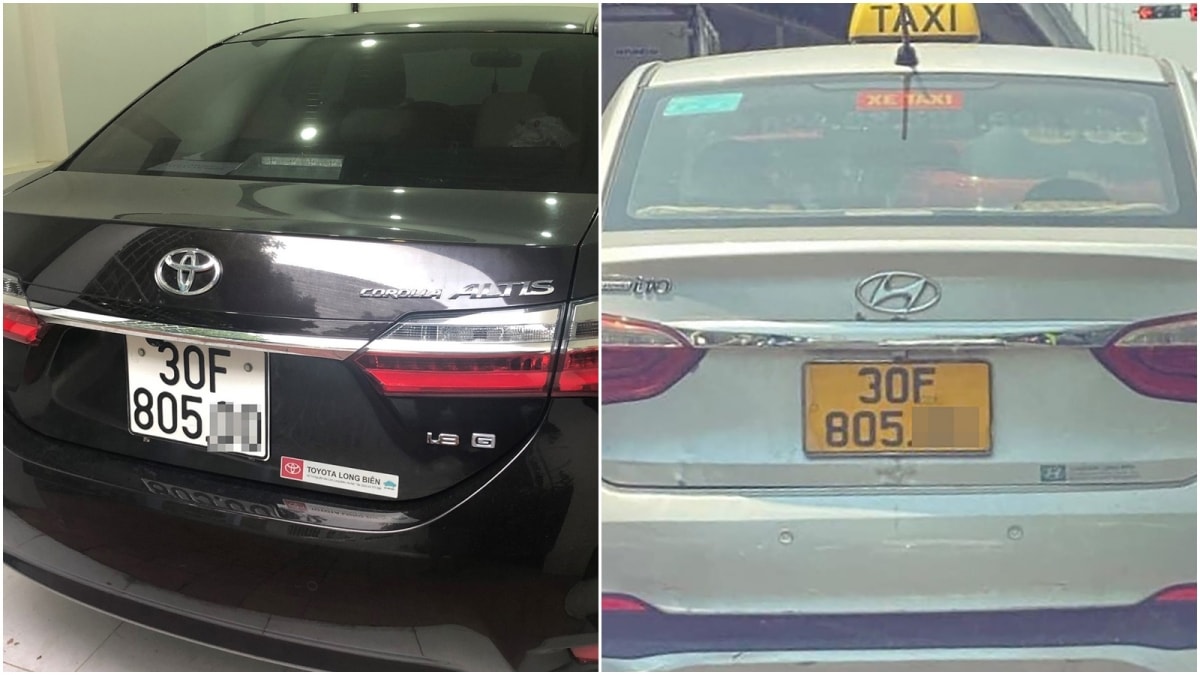 xử phạt xe taxi dùng băng dính che biển số xe để né phạt nguội hình ảnh 2 xu phat xe taxi dung bang dinh che bien so xe de ne phat nguoi hinh anh 2