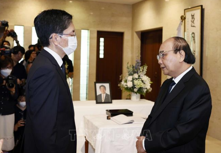 Chủ tịch nước Nguyễn Xuân Phúc dự quốc tang cố Thủ tướng Nhật Abe Shinzo - 1