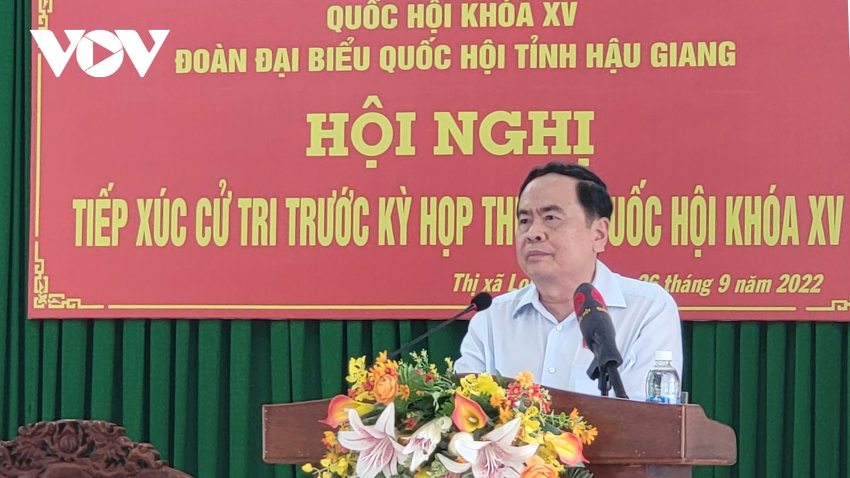 phó chủ tịch quốc hội trần thanh mẫn tiếp xúc cử tri hậu giang hình ảnh 3 pho chu tich quoc hoi tran thanh man tiep xuc cu tri hau giang hinh anh 3
