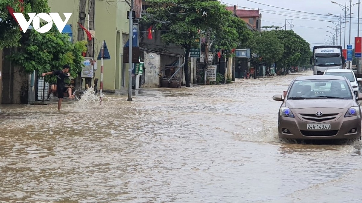 hinh anh thi xa hoang mai, nghe an bi ngap nang do lu hinh anh 2