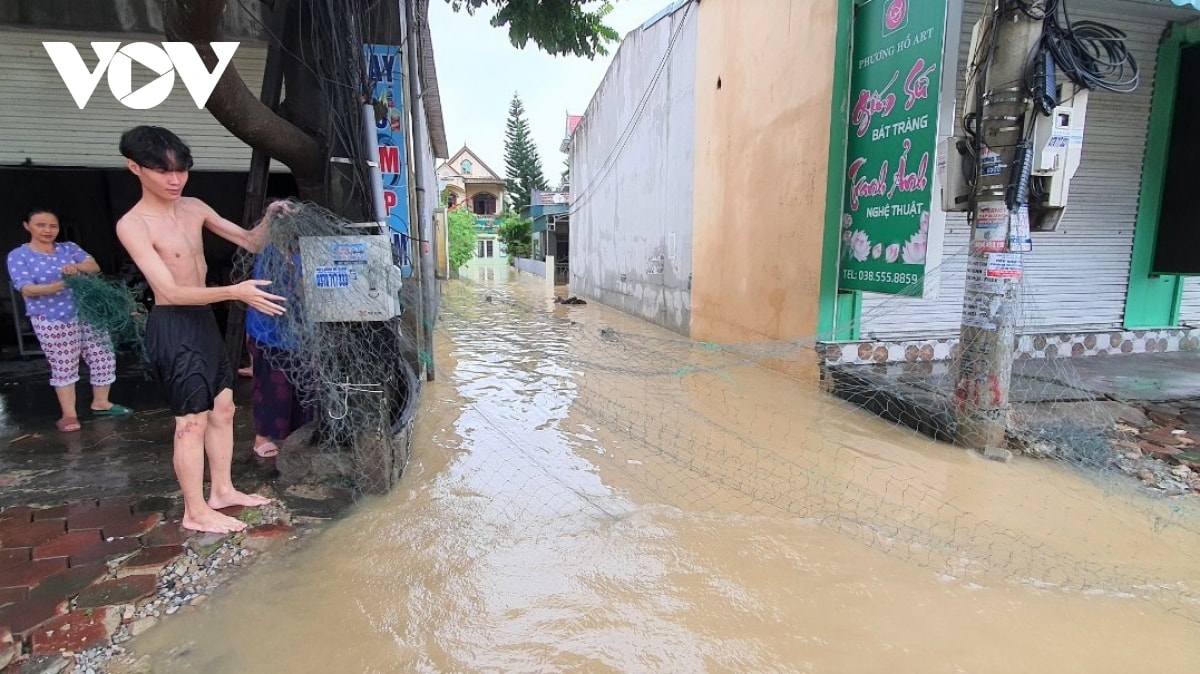 hinh anh thi xa hoang mai, nghe an bi ngap nang do lu hinh anh 5