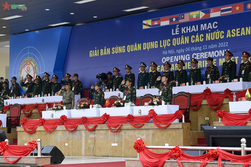 Khai mạc Giải Bắn súng quân dụng lục quân các nước ASEAN lần thứ 30 - 3