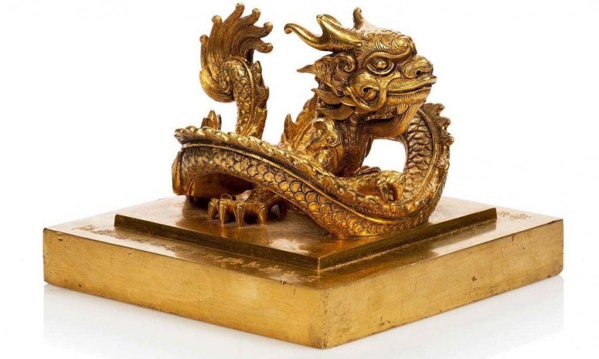 hủy đấu giá ấn vàng hoàng đế chi bảo hình ảnh 2 huy dau gia an vang hoang de chi bao hinh anh 2