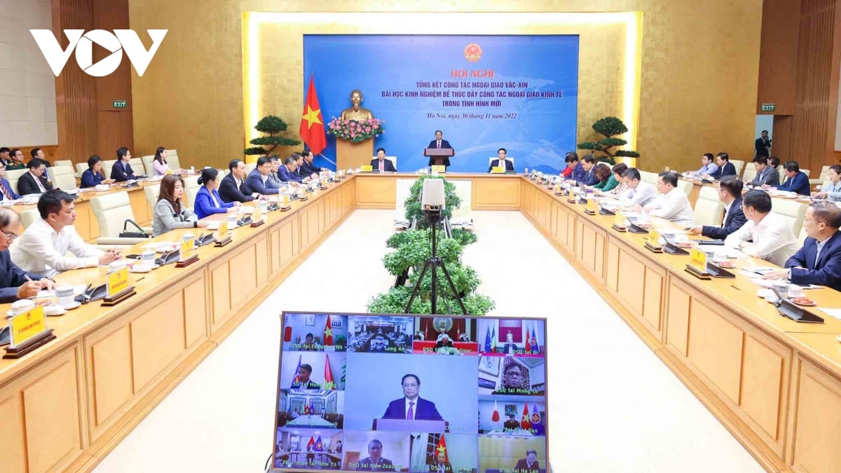 thủ tướng chủ trì hội nghị trực tuyến tổng kết công tác ngoại giao vaccine hình ảnh 1 thu tuong chu tri hoi nghi truc tuyen tong ket cong tac ngoai giao vaccine hinh anh 1