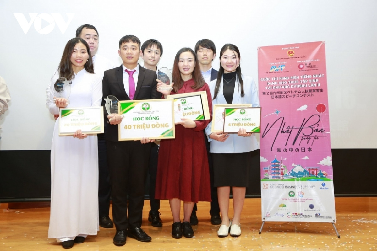 Thực tập sinh Việt Nam đoạt nhiều giải cao trong cuộc thi hùng biện tiếng Nhật  - ảnh 1